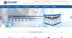 Desktop Screenshot of creative-peptides.com